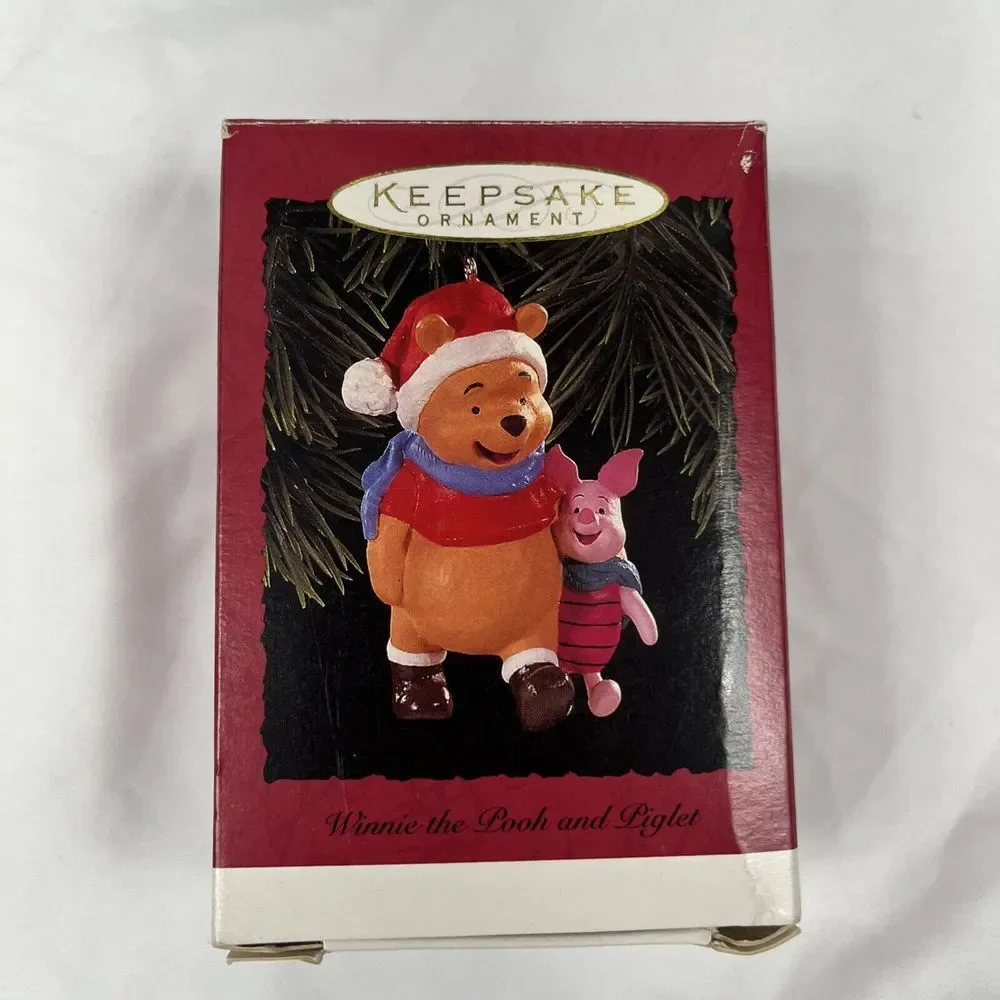 Hallmark 1996 Winnie The Pooh And Piglet Disney Keepsake‎ Christmas Ornament